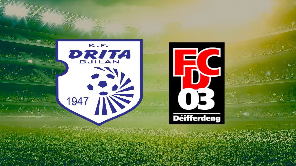 Drita Gjilan vs Differdange 03: estadísticas y datos en directo ...